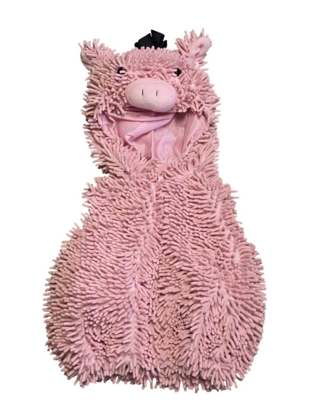 Going Wild Pig Costume Infant Baby 3-6 Months Plush Pink Farm Animal Halloween